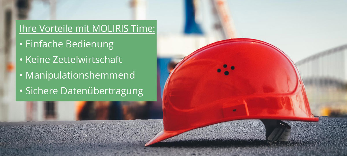 MOLIRIS Time für das Baugewerbe – Zeiterfassung made by CoMo Solution